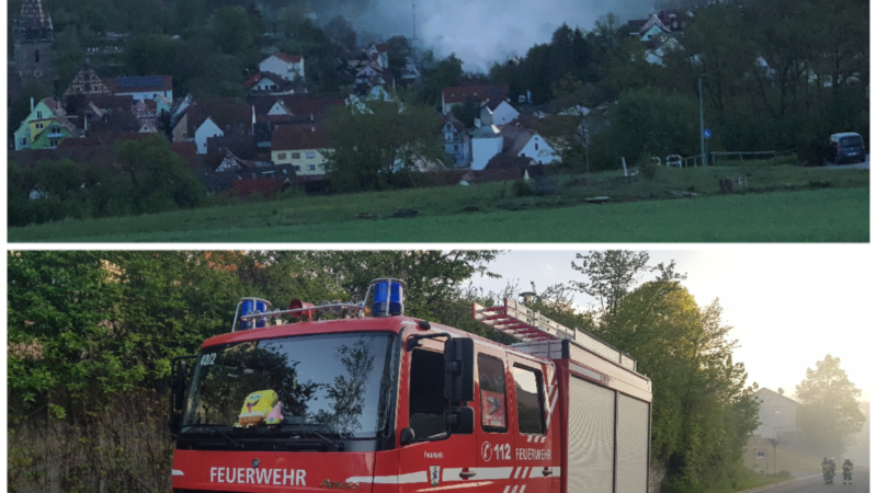 01.05.2020 gemeldeter Dachstuhlbrand