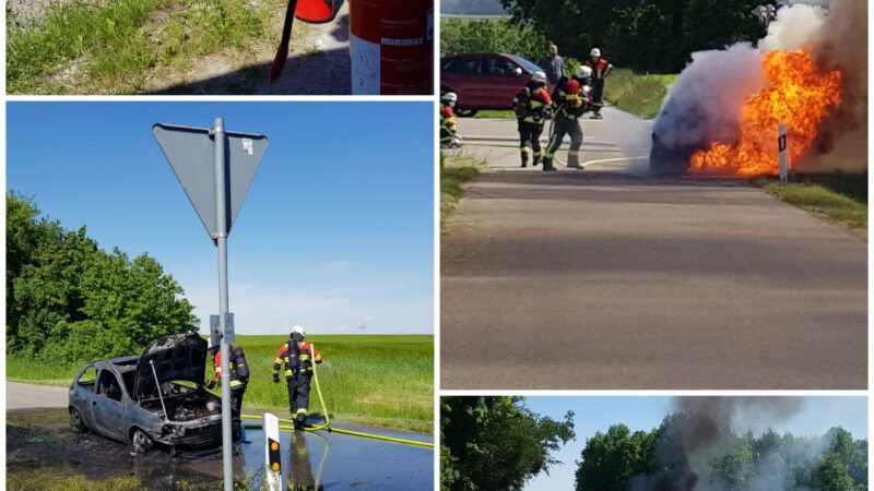 02.06.2021 PKW in Vollbrand