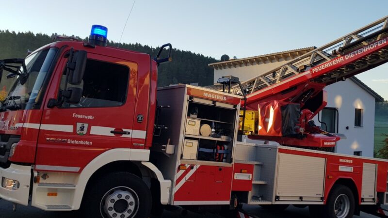 20.10.2021 Unterstützung Rettungsdienst/ Drehleiterrettung