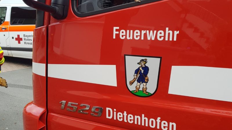 11.01.2022 Unterstützung Rettungsdienst/ Drehleiterrettung