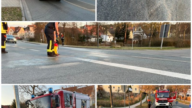 27.03.2022 verschmutzte Fahrbahn