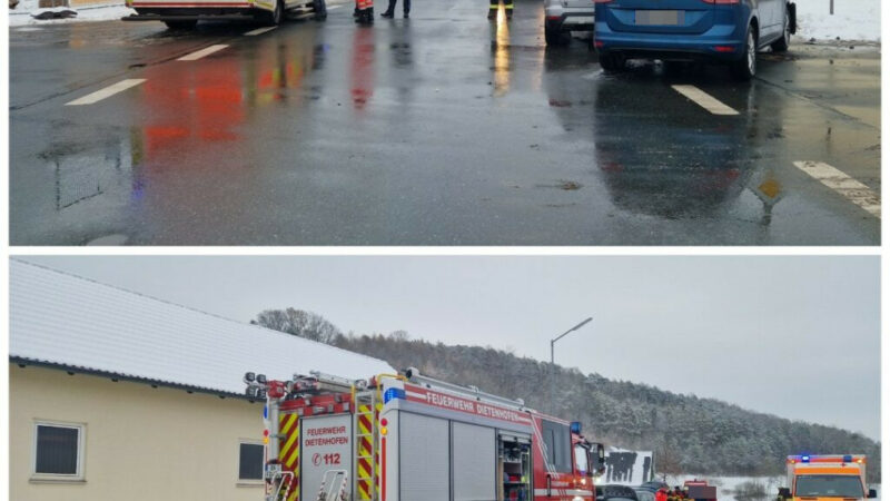 16.12.2022 Verkehrsunfall im Kreuzungsbereich