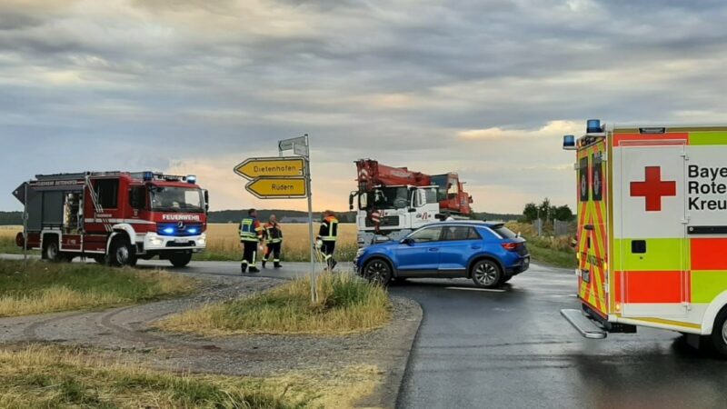 17.07.2023 Verkehrsunfall zwischen LKW und PKW