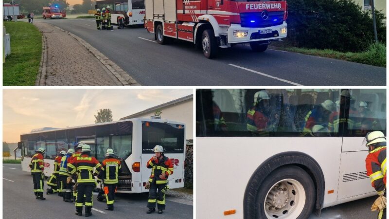 Einsatz 12.09.2023 Brand Bus Innerorts