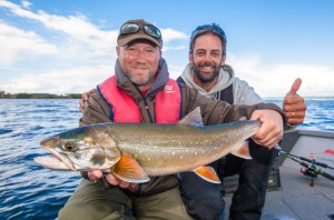 Char Sweden caught fishing on Vättern