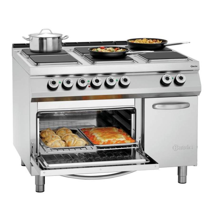 bartscher professional electric cooker 6 hobs