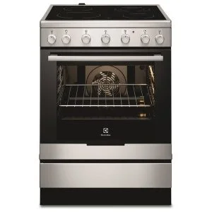 Home 71 1b199a4a0e053623a417475bb5f7c4e1ad8fd473 Electrolux EKC96150AX Electric Cooker 60X60 cms 4 Zones Ceramiccooking Range Multifunction O