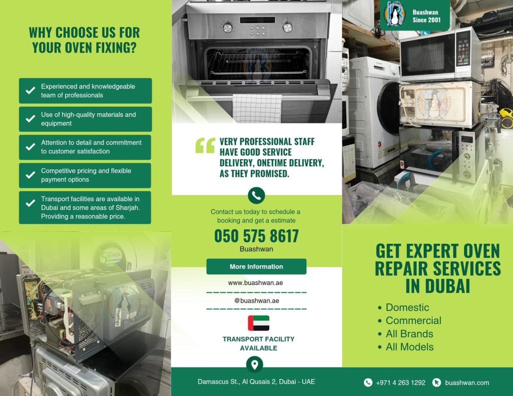 Oven Repair in Dubai