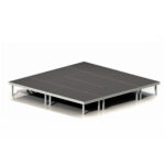 Komplet scene, 2*6 m. (m/montering).