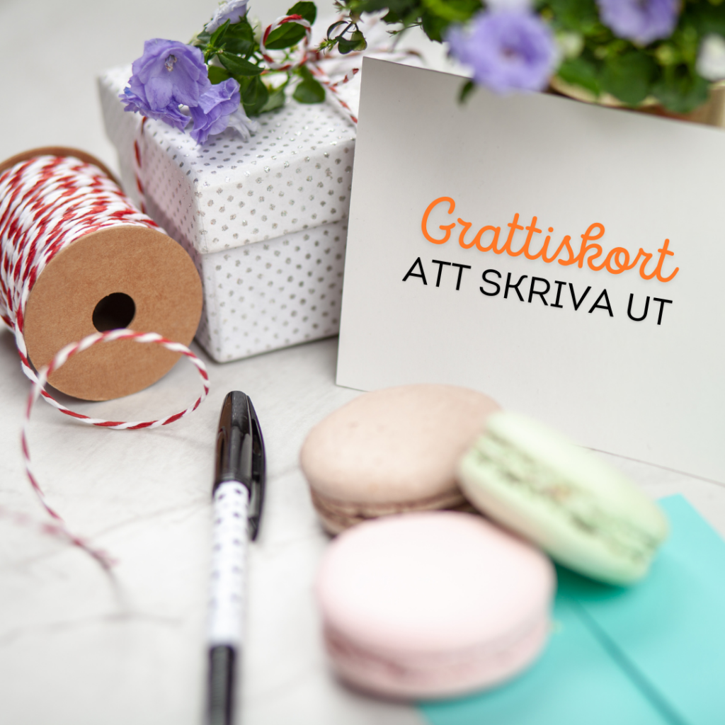 gratulationskort att skriva ut