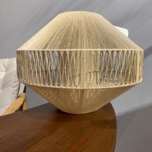 Taklampa med snörad skärm, 1950-tal