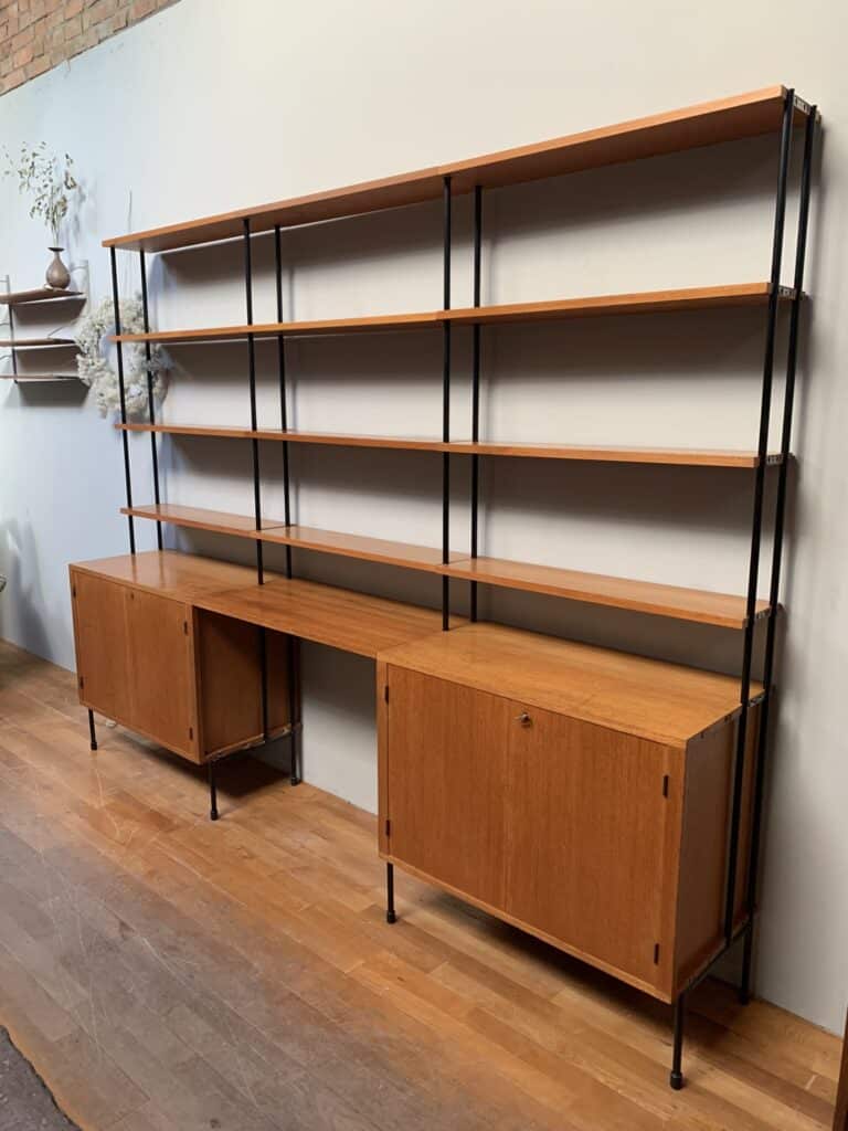 Hyllsystem i teak, 1960-tal