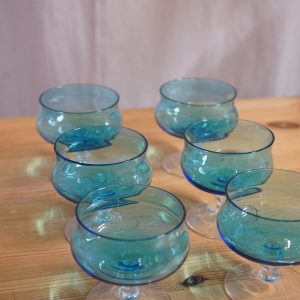 Kupade champagneglas, 6 st