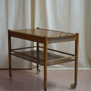Serveringsvagn i teak, 1960-tal