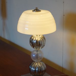 Bordslampa, glas, Italien, 1960-/70-tal