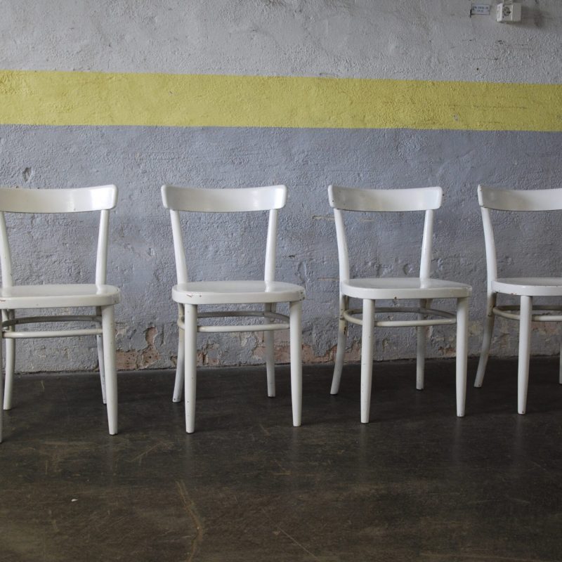Fyra stolar i böjträ från Gemla Stolfabrik