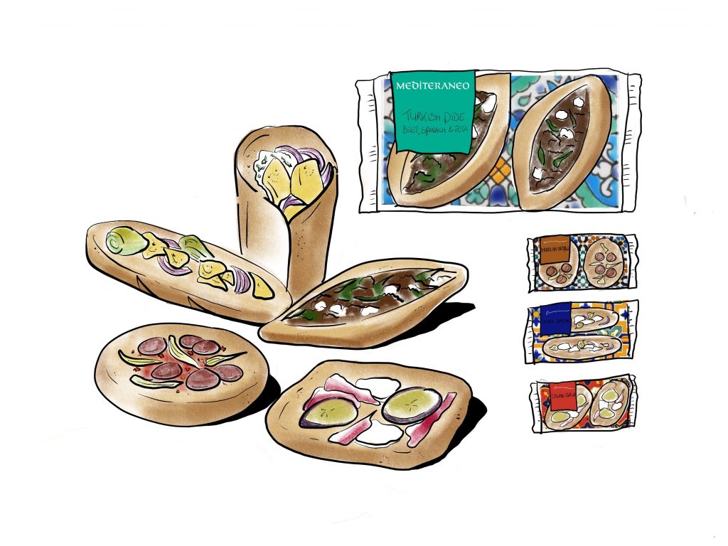 Sketch food innovation for Boboli