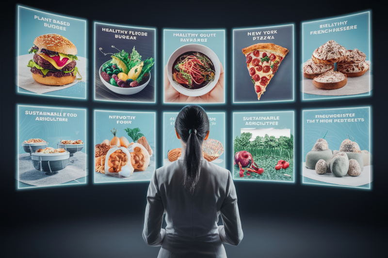 Future Food Trends made by AI