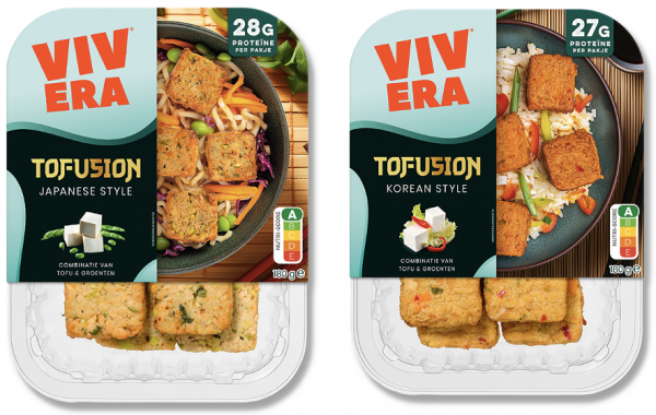 A range of pan ready tofu bites made from tofu and vegetables 