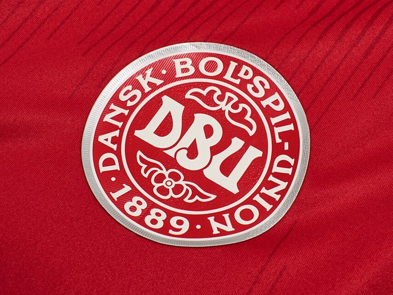 Football soccer jersey hummel Denmark
