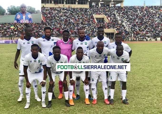 Sierra Leone first team in defeat to Ethiopia during their second qualifiers before the suspension (1)