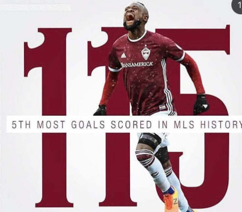 Kei Kamara becomes fifth player to score 115 MLS goals