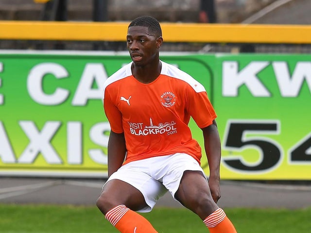 Sullay KaiKai was in action for Blackpool against Port Vale