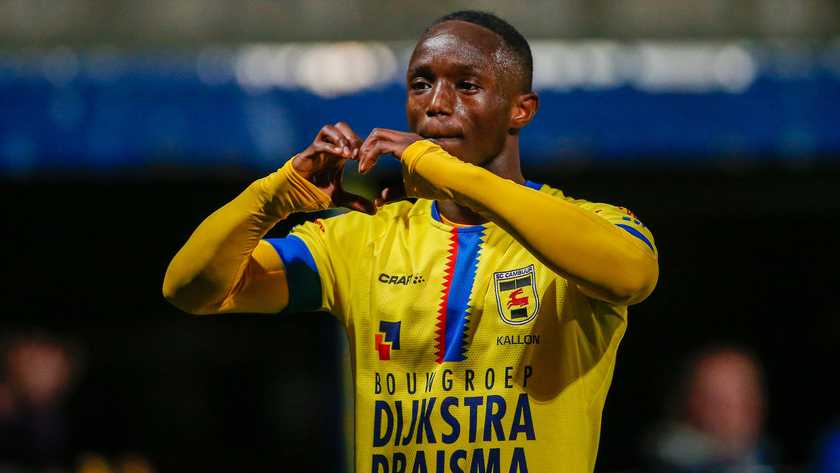 Issa Kallon scored four times for Cambuur