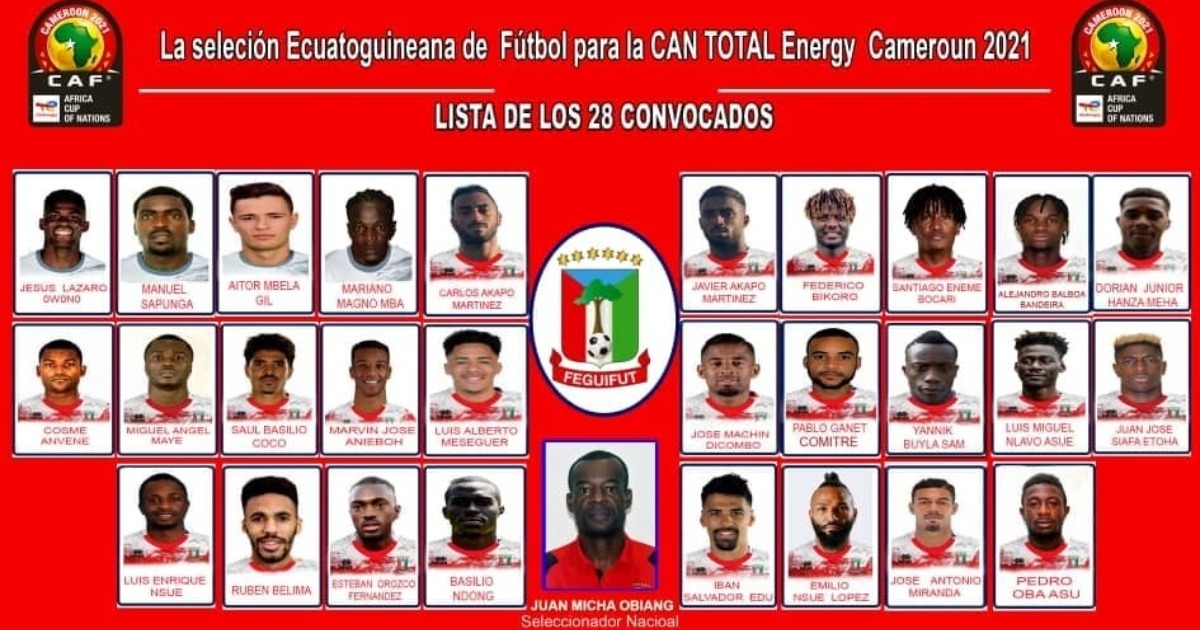 Juan Micha Obiang names Equatorial Guinea final squad