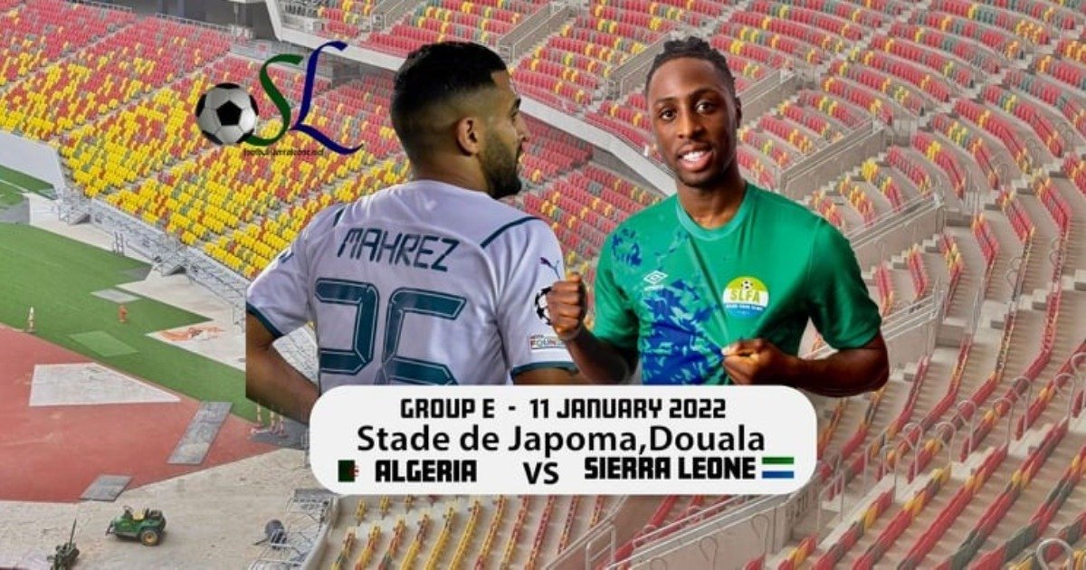 Sierra Leone face Algeria Japoma Stadium on Tuesday