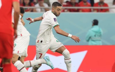 Hakim Ziyech nets to help Morocco reach World Cup last 16