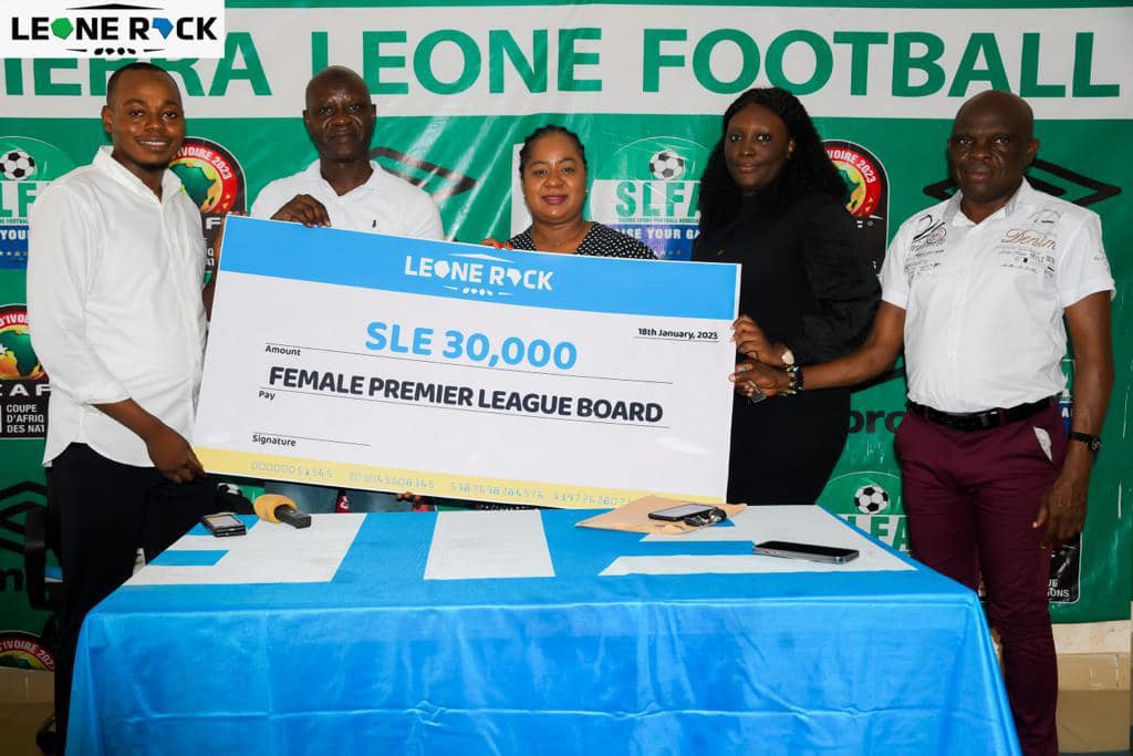 ierra Leone women's league gets Leone Rock cash boost
