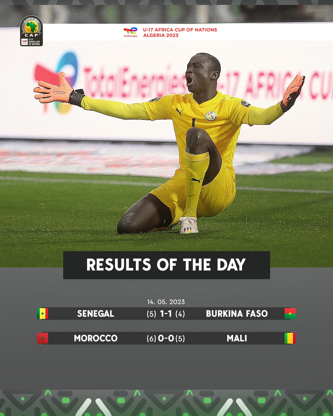 CAF-U17-semifinal-results Morocco beat Mali to set U17 final date with Senegal