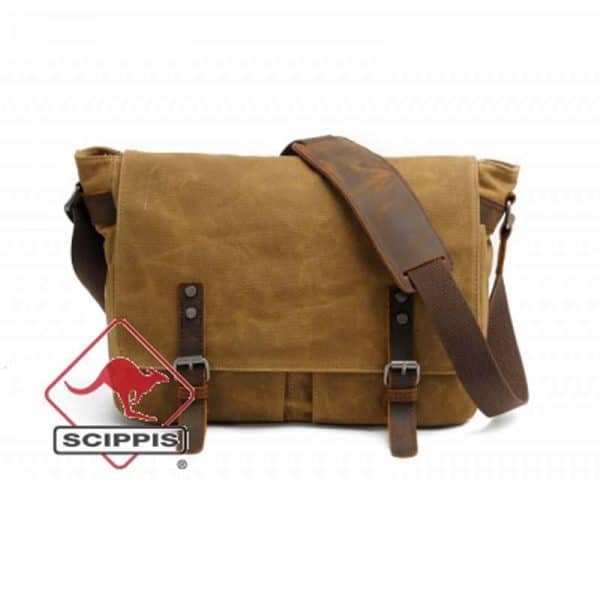 Japoon Messenger Bag i canvas Scippis