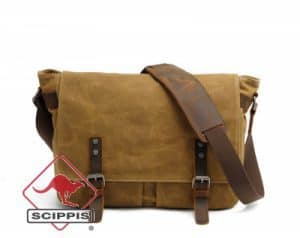 Japoon Messenger Bag i canvas Scippis