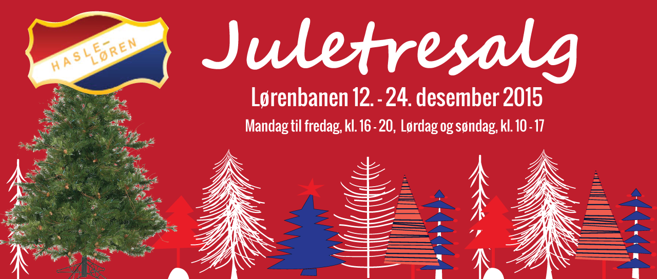 Juletresalg på Lørenbanen