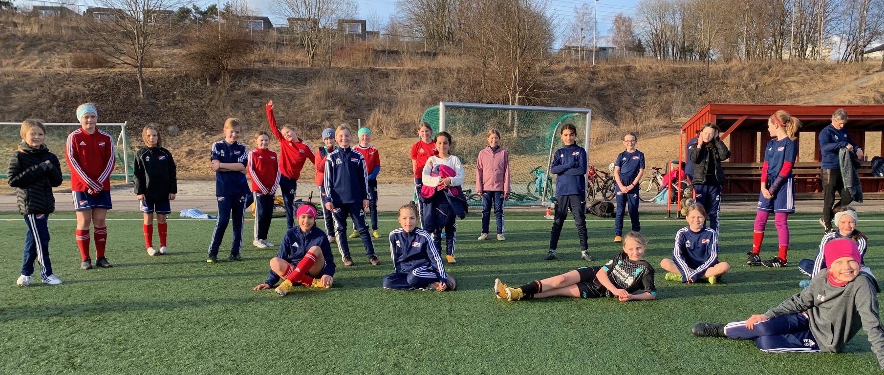 Bilde av fotballspilerrne på Hasle-Løren J2010