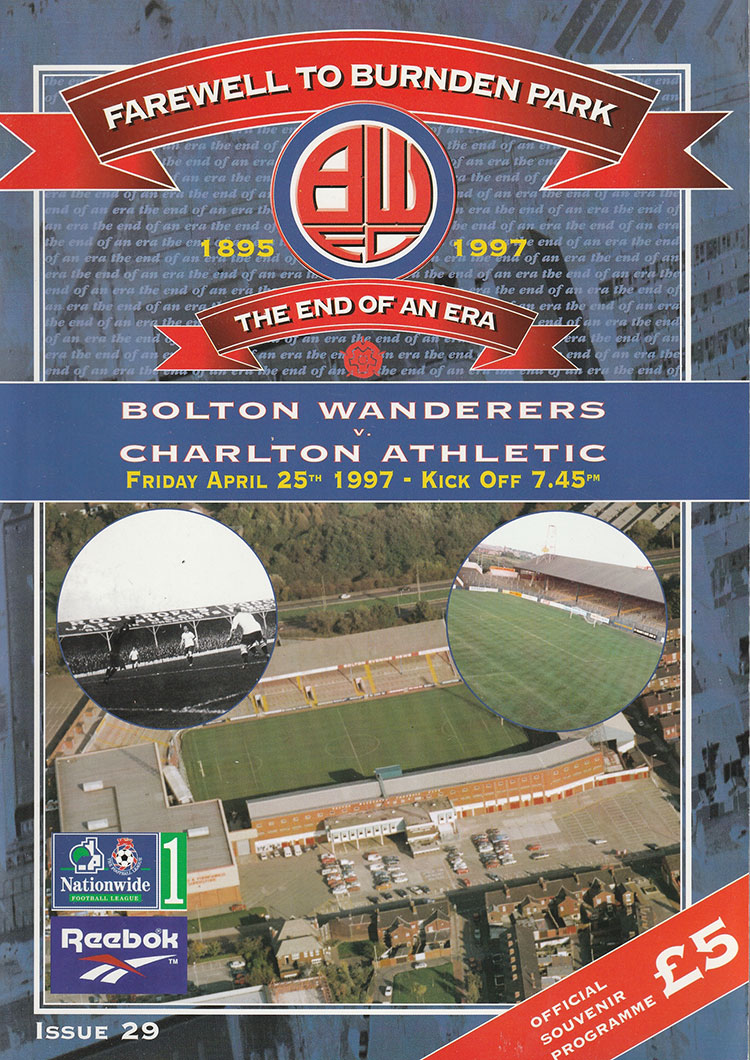 37: Bolton Wanderers – Charlton Athletic