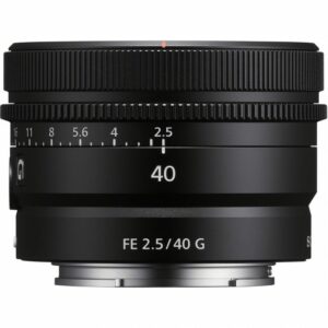 Obiettivo Sony FE 40 F2.5 G