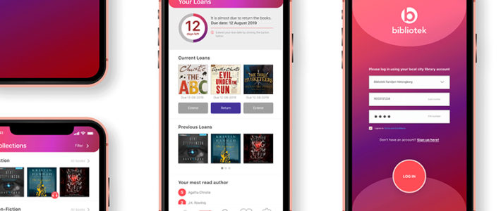 UI Design – Bibliotek Mobile App