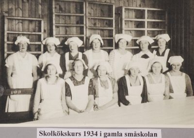 8-12 Skolkökskurs, 1934
