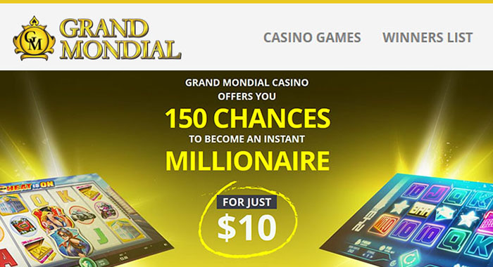 Gagnants au casino Grand Mondial