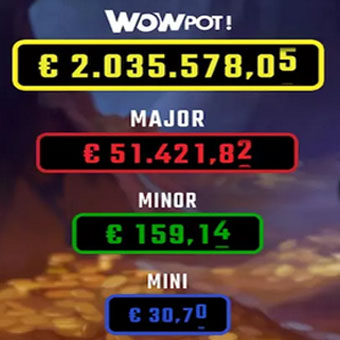 Jackpots WOW à gagner