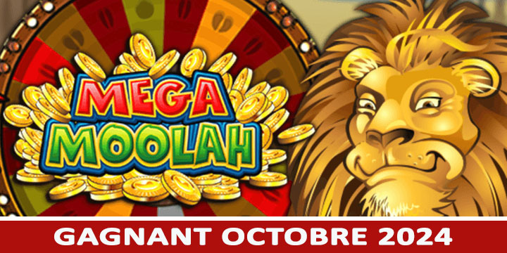 Mega Moolah Jackpot Gagné en Octobre 2024