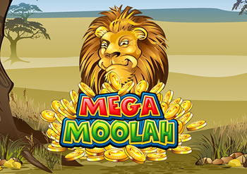 L'icône de la slot Mega Moolah - Le lion, le roi des animaux.