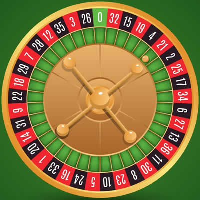 Le cylindre de la roulette de casino.