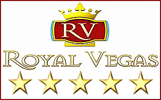 Le logo 5 étoiles de Royal Vegas.