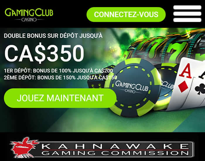 Gaming Club - Au Kahnawake depuis 1994 - Un casino en ligne 100% Canadien