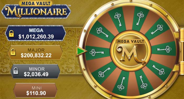 Les 4 jackpots à gagner au Mega Vault Millionaire