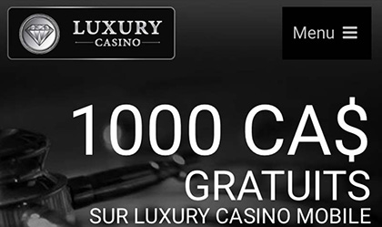 Des taux de reversement qui sont équitables - Jeux de table chez Luxury Casino